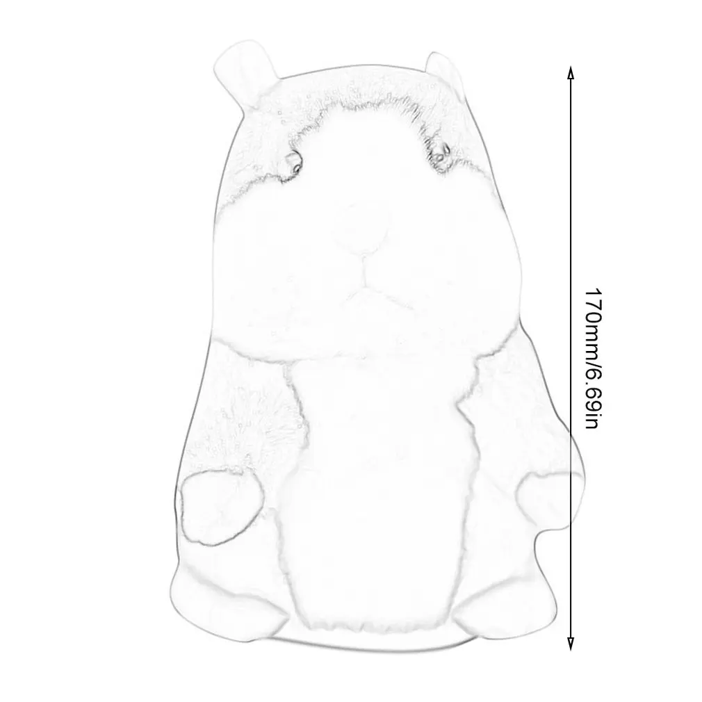 Douyin стиль знаменитости фотоэлемент маленького хомяка будет ходить Metaphone