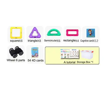 

Magnetic Building Block Set Magnetic Piece Building Block Children Magnet Assembled Educational Toys