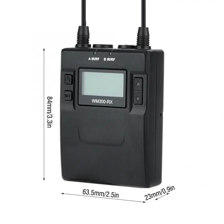 Microfono COMICA CVM-WM300A 1R2T UHF беспроводной клип-на микрофон передатчики приемник комплект для DSLR Студийный микрофон