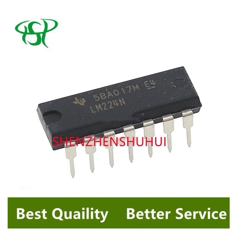 10PCS NEW ORIGINAL LM224N DIP14 LM224 DIP-14 224N DIP Operational amplifier | Электронные компоненты и