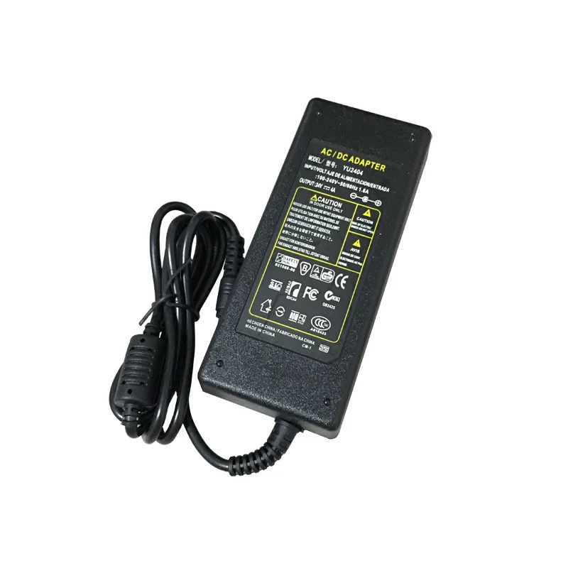 Alimentatore Ca 100-240V Caricabatterie Adattatore Cc 24 V 4A 24 V Volt Per Lampada Led Uv Sun 5X Plus 80W X5 Max