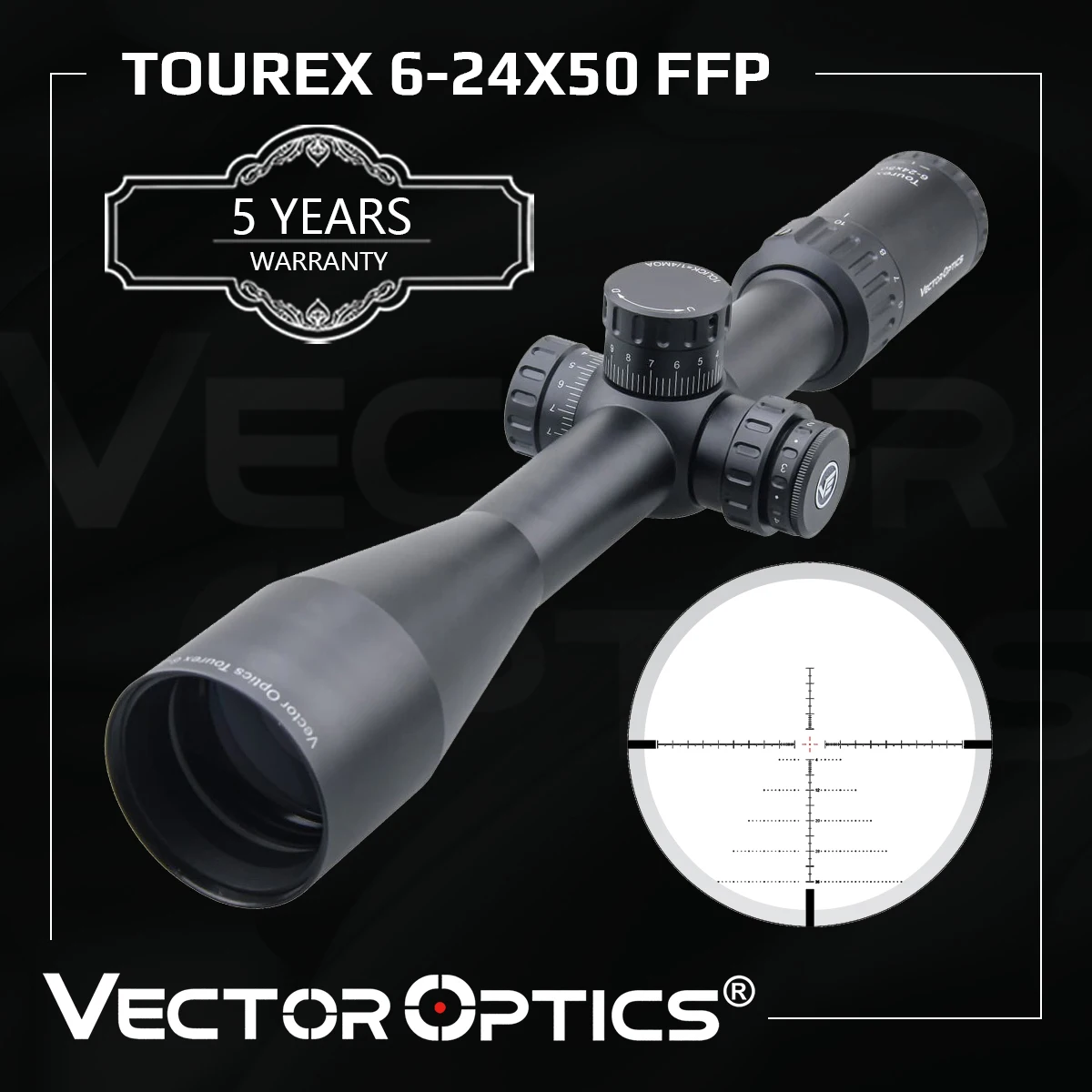 VectorOpticsTourex624x5014MOATurretZeroStopAdjustmentMOA