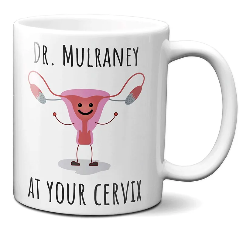 Gynecology Mug Gynecologist At Your Service Funny Coffee Mug Gift For Doctor 
