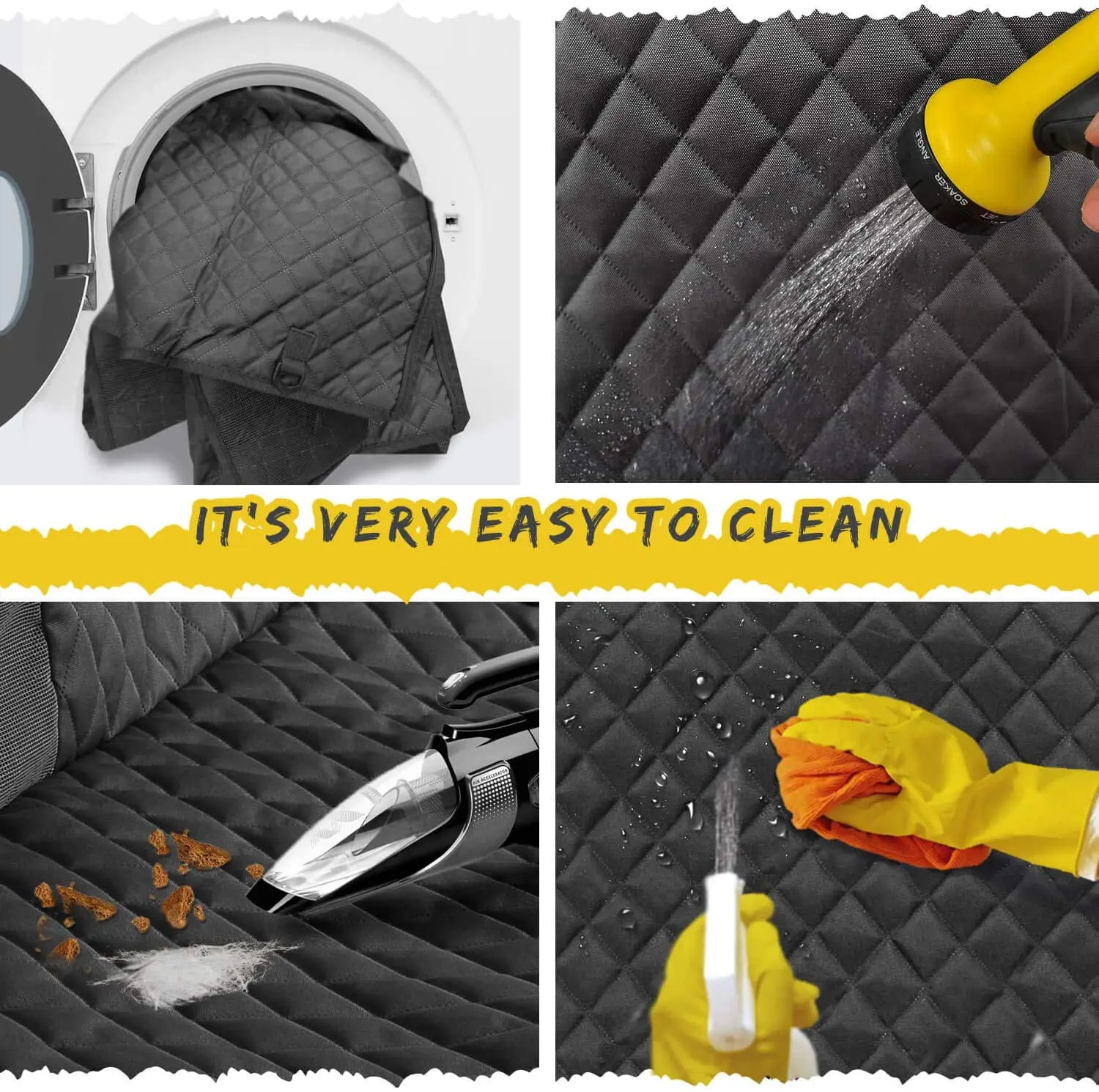 Dog Car Seat Cover Waterproof Pet Transport Car Backseat Protector Mat Hammock for Small Large Dogs