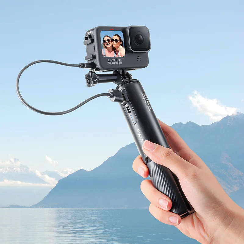 VIJIM Ulanzi BG-4 Mini Tripod With5000mAhPower Bank Hand Grip Monopod Portable tripod For Gopro Camera Phone Holder - AliExpress
