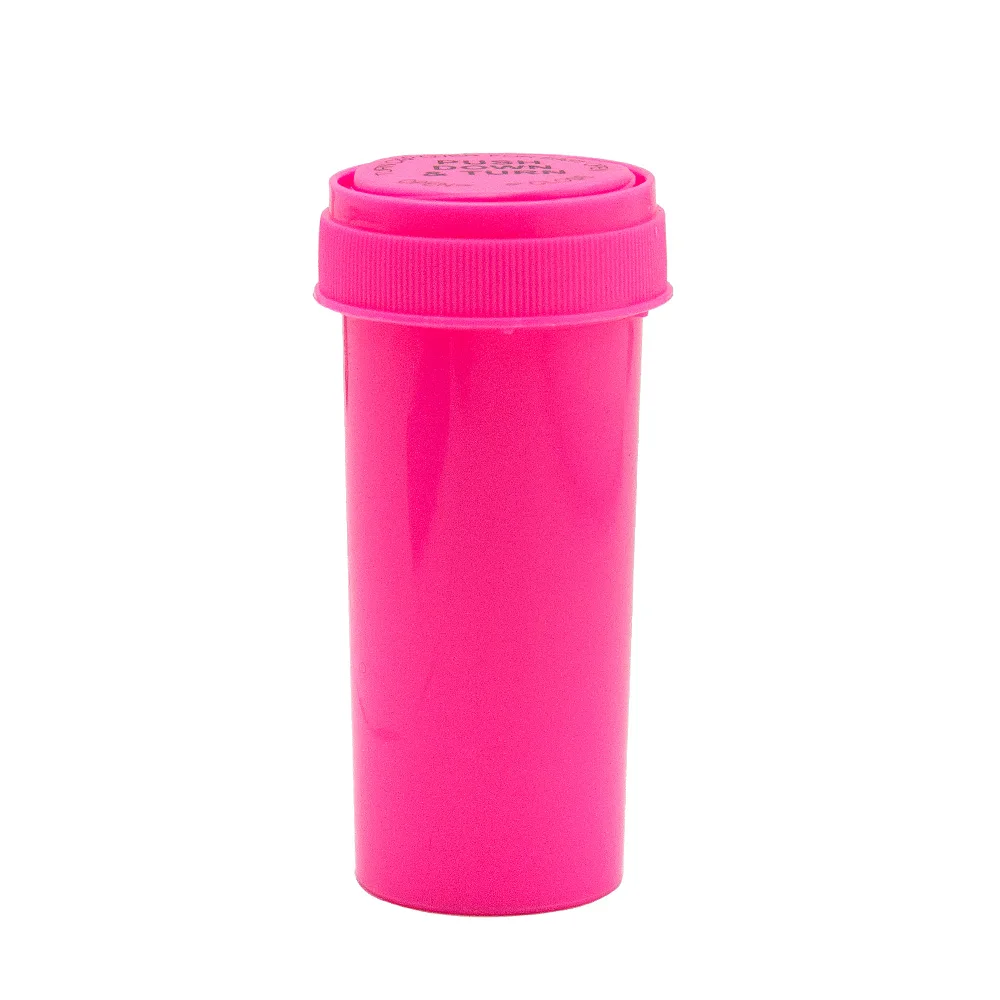 HORNET 30 Dram контейнер для флаконов с пуш-апом и поворотом акриловый пластиковый контейнер для хранения баночек чехол для таблеток коробка для табака контейнер для трав - Цвет: Pink
