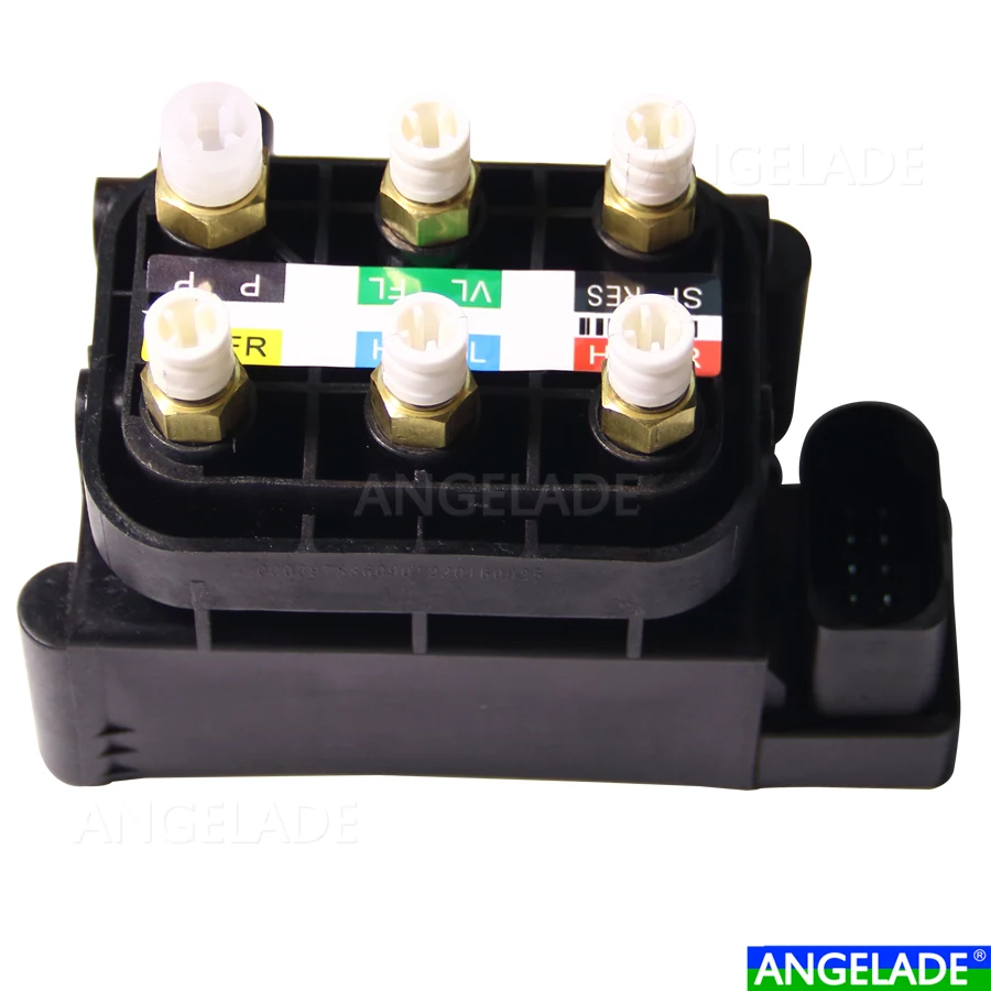 MercedeBenz W164 X164 W216 W166 W251 W212 Air Suspension Supply Solenoid Valve Block 2123200358 2513200058 1643201204 1643200904