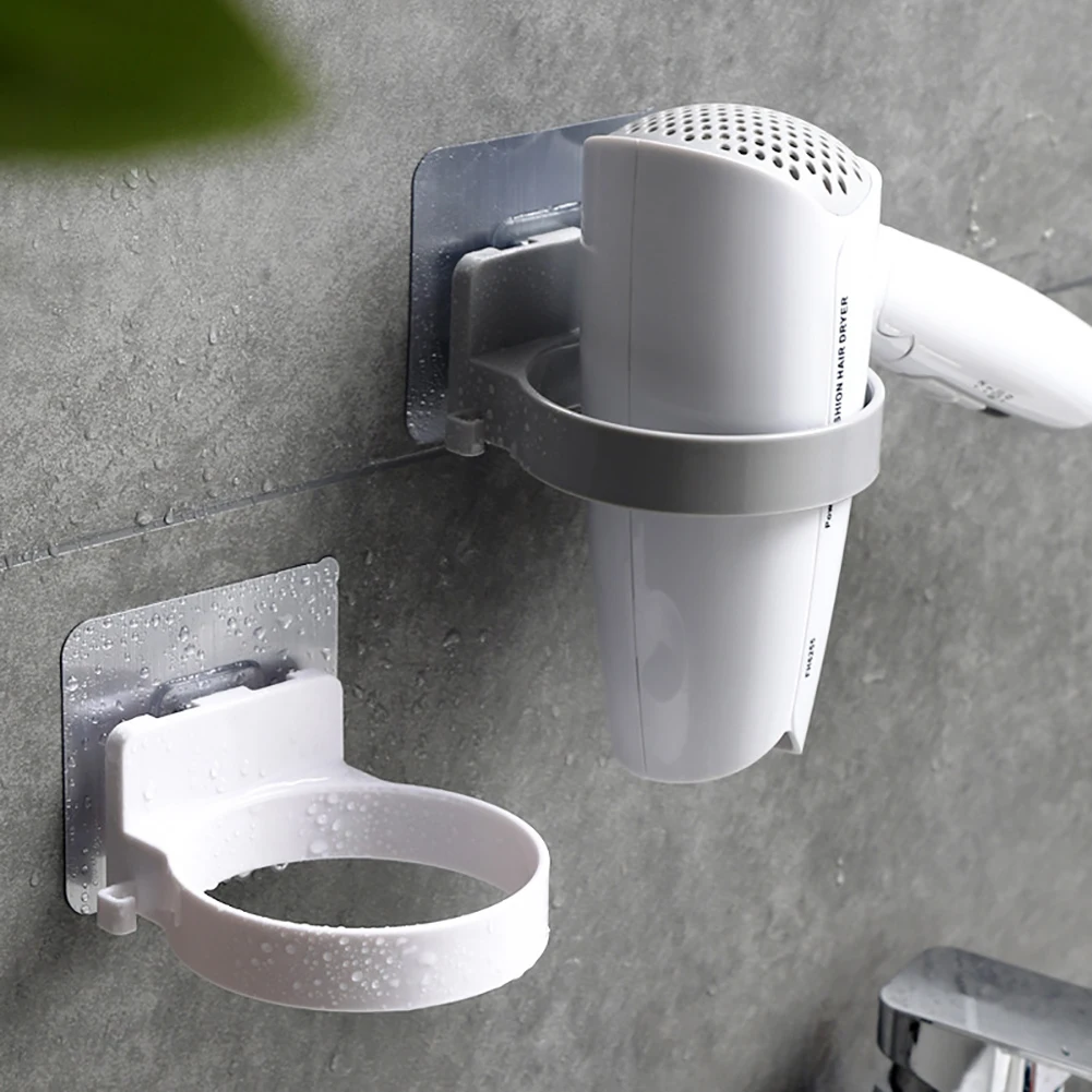 Прочный Настенный электрический фен для ванной комнаты держатель для хранения полка АБС-Органайзер