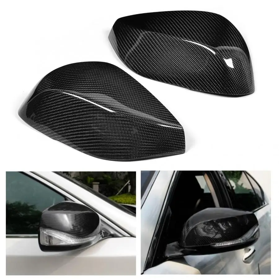 

Car Side View Mirror Cover Replacement Carbon Fiber Rearview Mirror Cover Fit for Infiniti Car Mirror Side Mirror Guard