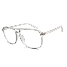 November Новинка TR90 литературная Мода ретро синий светильник блокирующие очки унисекс квадратный двойной луч анти-синий светильник компьютерные очки