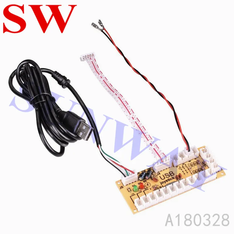 Нулевая задержка USB аркадный энкодер для Mame Jamma Боевая палка управления s DIY аркадная игра набор деталей джойстик для ПК управления DIY Аркада