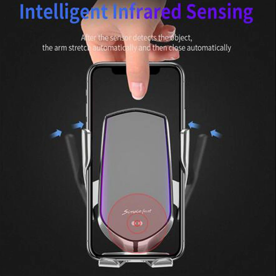 Автомобильный держатель для телефона KEPHE зарядное устройство iPhone 11 Pro Max Samsung
