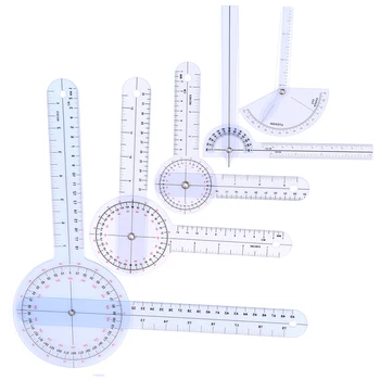 

1Pcs Medical Spinal Ruler Finger Goniometer Angle Protractor 12/8/6 Inch Ruler