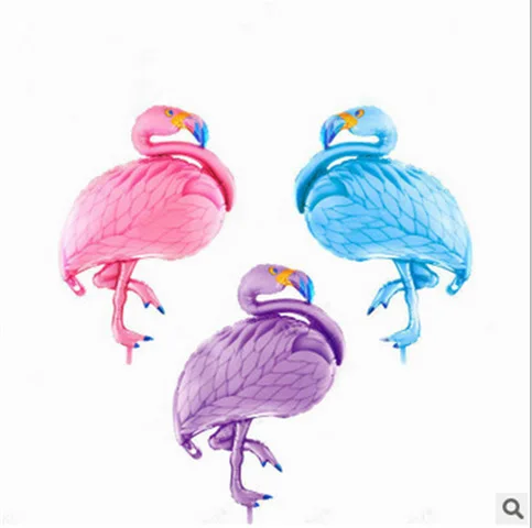 

New Style Large Size Modeling Flamingo Aluminum Film Balloon Party Decoration Cartoon Aluminum Film Balloon