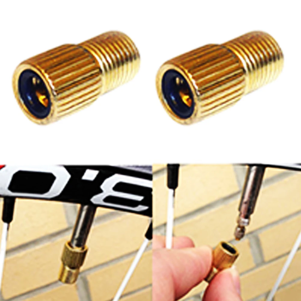 

4pcs/lot 1.5cm Presta to Schrader Adapter Converter Road Cycle Bicycle Pump Tube Bike Repair Tools #2