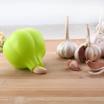 

1Pc Creative Rubber Garlic Peeler Garlic Presses Ultra Soft Peeled Garlic Stripping Tool Home Kitchen Accessories Soft Open Tool