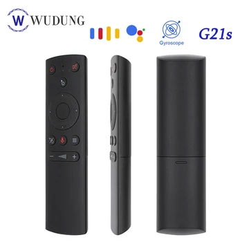 

G21S Voice Control learning Wireless Air mouse Gyro Mic IR Remote control Smart remote for Android tv box X96Q