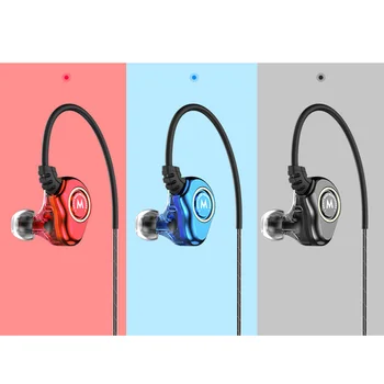 

In Ear Wired Earphone Earbuds Sports HiFi Mic in-Ear Noise Cancelling Headsets