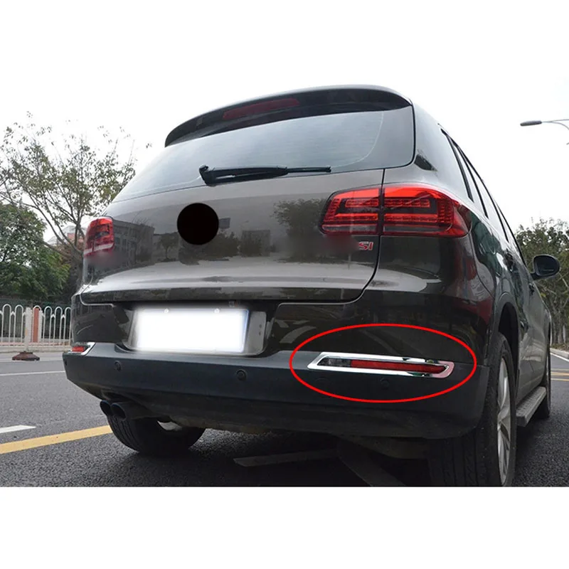 Аксессуары для VW Tiguan 2010 2012 задний противотуманный светильник рамка накладка