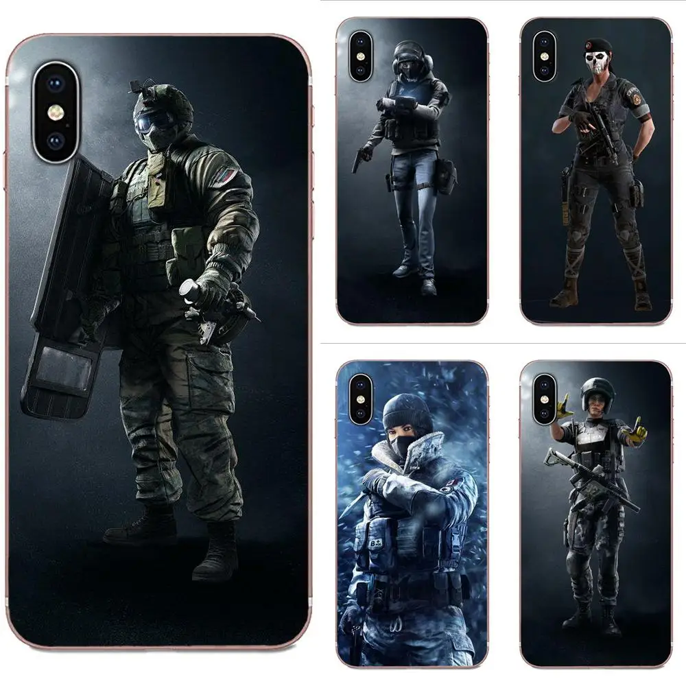 Игры Rainbow Six Siege Valkyrie для Xiaomi Mi3 Mi4 Mi4C Mi4i Mi5 Mi 5S 5X 6 6X 8 SE Pro Lite A1 Max Mix 2 Note 3 4|Бамперы| |