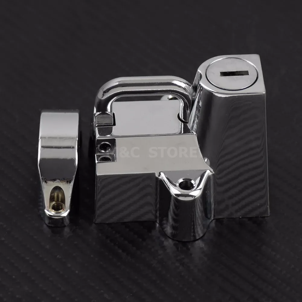 Black, Chrome Handle Bar, Tube Key Lock