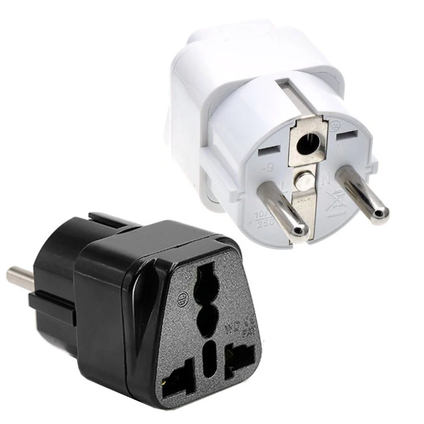 Universal to Schuko Plug Converter Adapter AC100~250V 10A | Обустройство дома