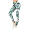 Brand Sexy Women Legging leaf Printing Fitness leggins Fashion Slim legins High Waist Leggings Woman Pants 1