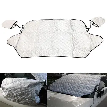 

Car SUV Windshield Cover Snow Ice Shield Sun Shade with Side Mirror Covers