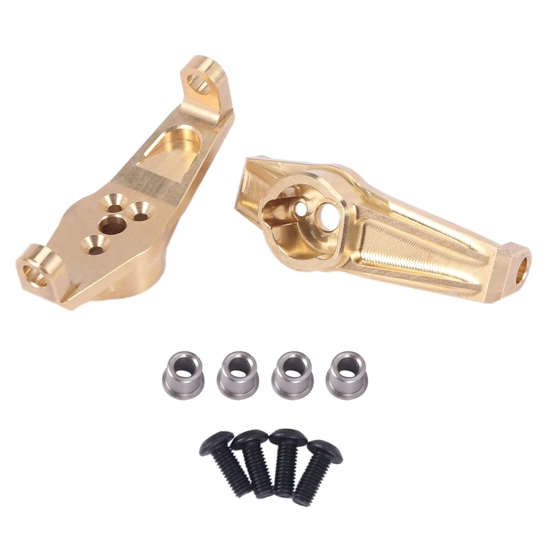 

2PCS Brass Counterweight Front Caster Blocks Portal Hub Carrier for RC Crawler Traxxas TRX4 TRX-4 8232 Upgrade Parts