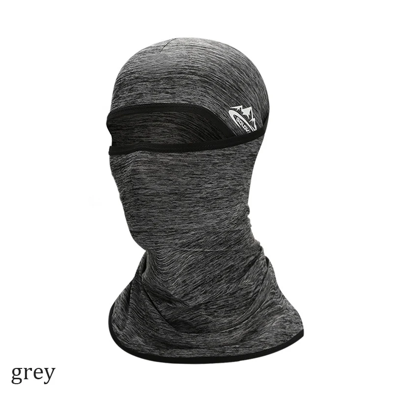 grey Топ уличный Шарф Солнцезащитный головной убор бейсболка для езды и походов бег альпинистская Маска воротник Песочник солнцезащитный ветронепроницаемый зонт - Цвет: grey