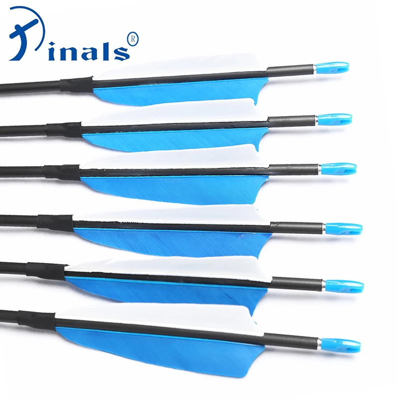 Spine 400 500 600 700 800 900 1000 30 Carbon Arrows Shaft Id4 2mm Turkey Feathers Compound Recurve Bow Hunting Archery Bow Arrow Aliexpress