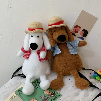 

Plush Cartoon Dog Messenger Bag 2020 New Style Korean Ins Duck-Shaped Bag Doll Shoulder Student Bag