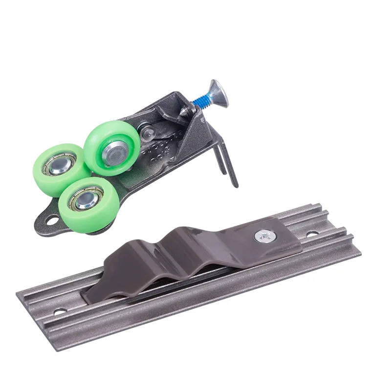 1pc wardrobe sliding door anti-jumping wheel buffer damper match limited displacement pulley | Обустройство дома