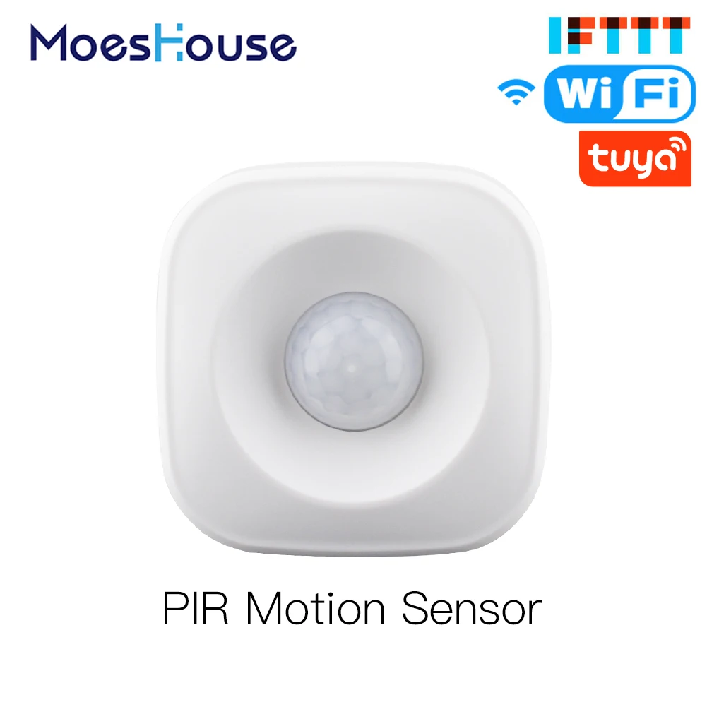 Smart WiFi PIR Motion Sensor Human Detector Smart Life Tuya App Control Alarm System Smart Body Move