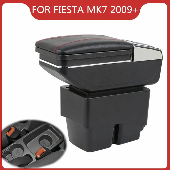 Автомобильный консольный ящик для FORD FIESTA 2008 + подлокотник консоль центральный с