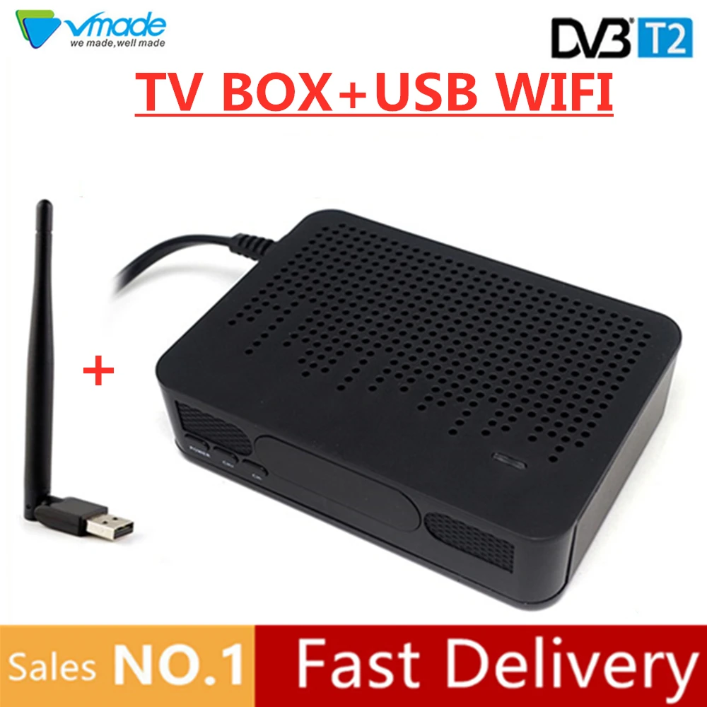 Лидер продаж европейская приставка для спутникового ТВ Full HD 1080P DVB T2 MPEG4 H.264 тюнер