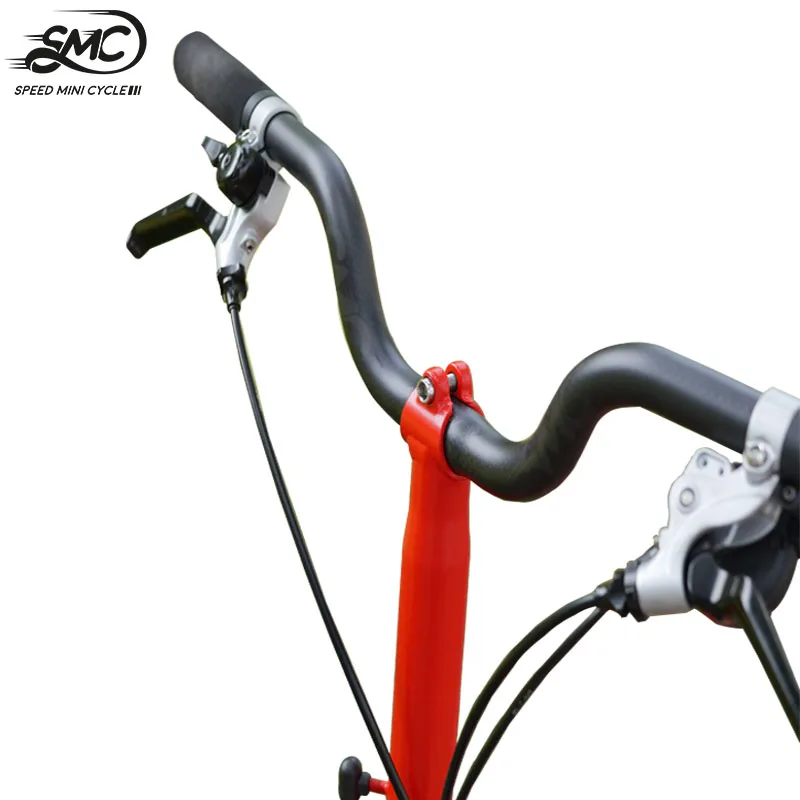 УГЛЕРОДНЫЙ руль Brompton M Bike 150g SMC скорость мини цикла легкий складной велосипед 560 600
