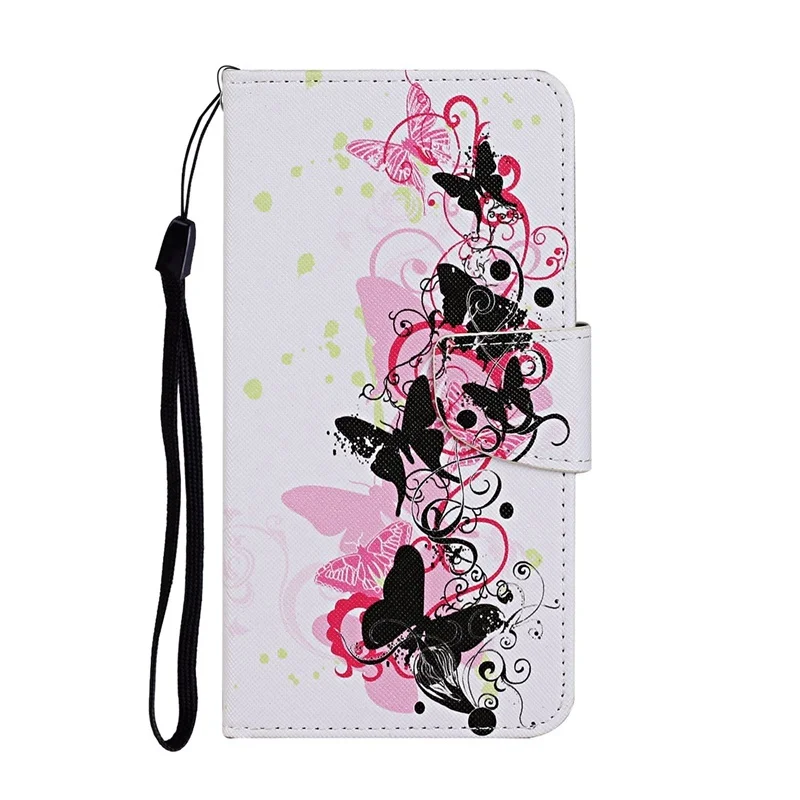 Beautiful Butterfly Pattern Phone Case For iPhone 6 6S 7 8 Plus 12 11 Pro X XS XR Max Flip Leather Wallet Card Slot Back Cover iphone silicone case Cases For iPhone
