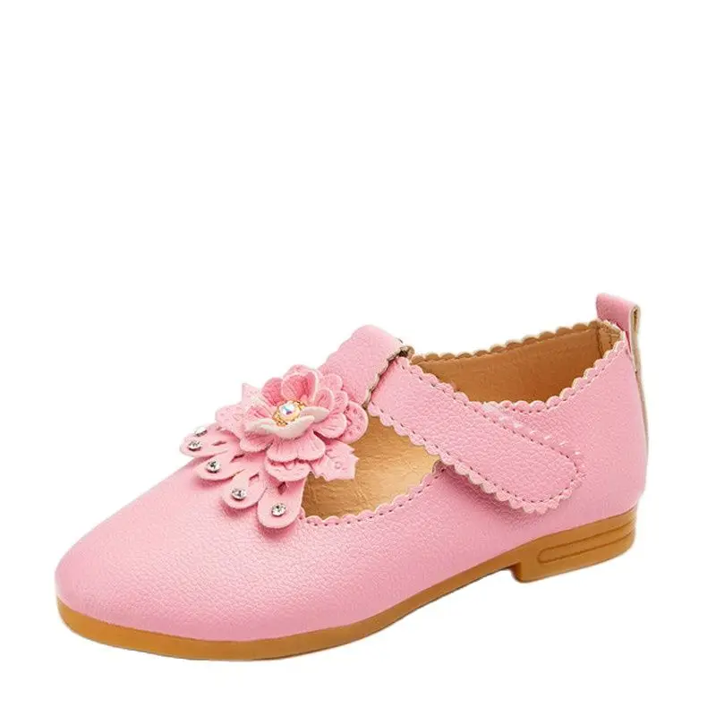 Girls Princess Bowknot Shoes Baby Kids Cute Shoes Toddlers Non-slip Spring Fashion Dress Party Casual Single Flats Children