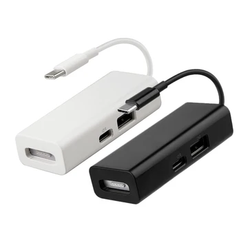

USB 3.1 Type C Male To Magsafe 2 5Pin Female Cable Cord Converter Adapter Suitable For Laptops Smartphones