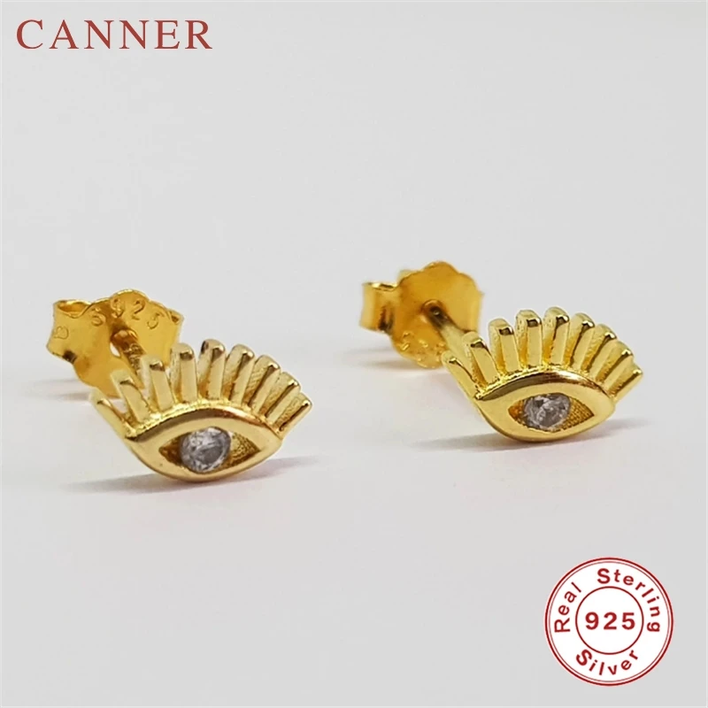 7 gold 925 пробы серебряные серьги-гвоздики в виде цветка розы для женщин INS минималистичные циркониевые животные змея/серьги в форме Глаз Модные ювелирные изделия серьги - Окраска металла: 7 gold