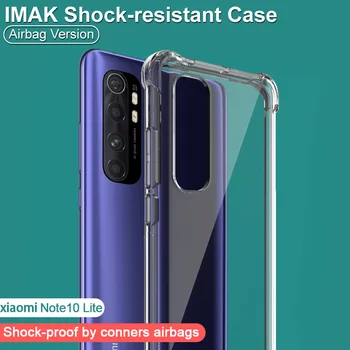 

For Xiaomi Mi Note 10 lite Case IMAK Fitted Case For Xiaomi Mi Note 10 lite Anti-dropping airbag protection Cover Soft TPU Cover
