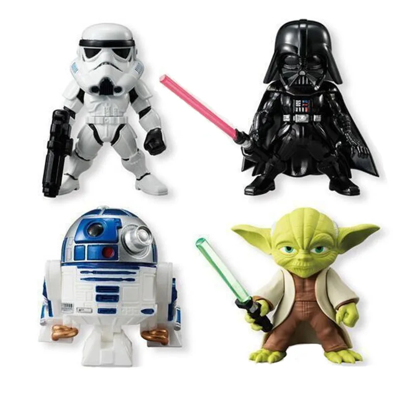 4/5 шт. комплект с принтом Звездные войны Sandtrooper Дарт Моул Детские йода Мини