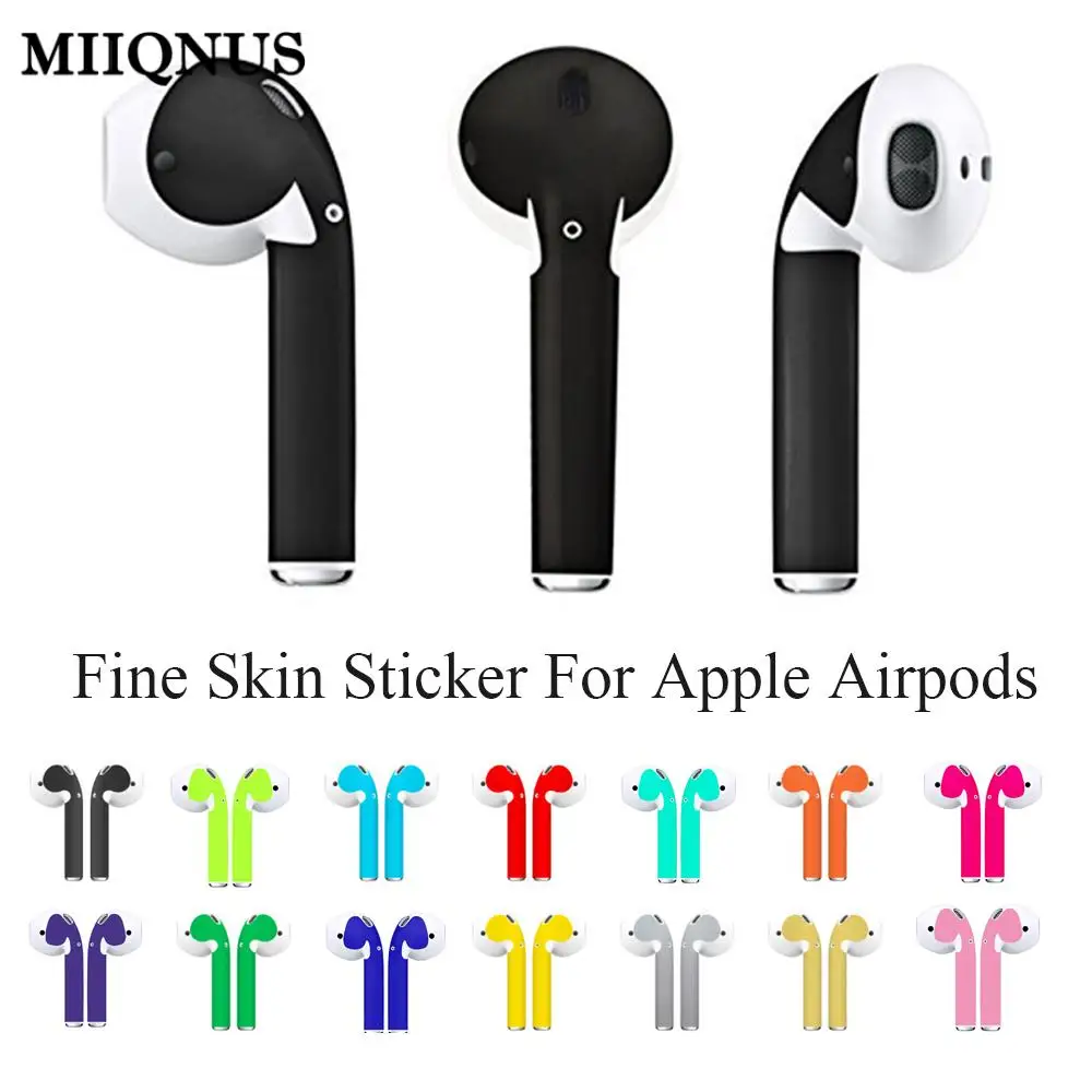 1PC Earphone Accessories For Apple Airpods Air Pods Skin Sticker Ultra Thin Dust Guard Earbuds Decals | Электроника