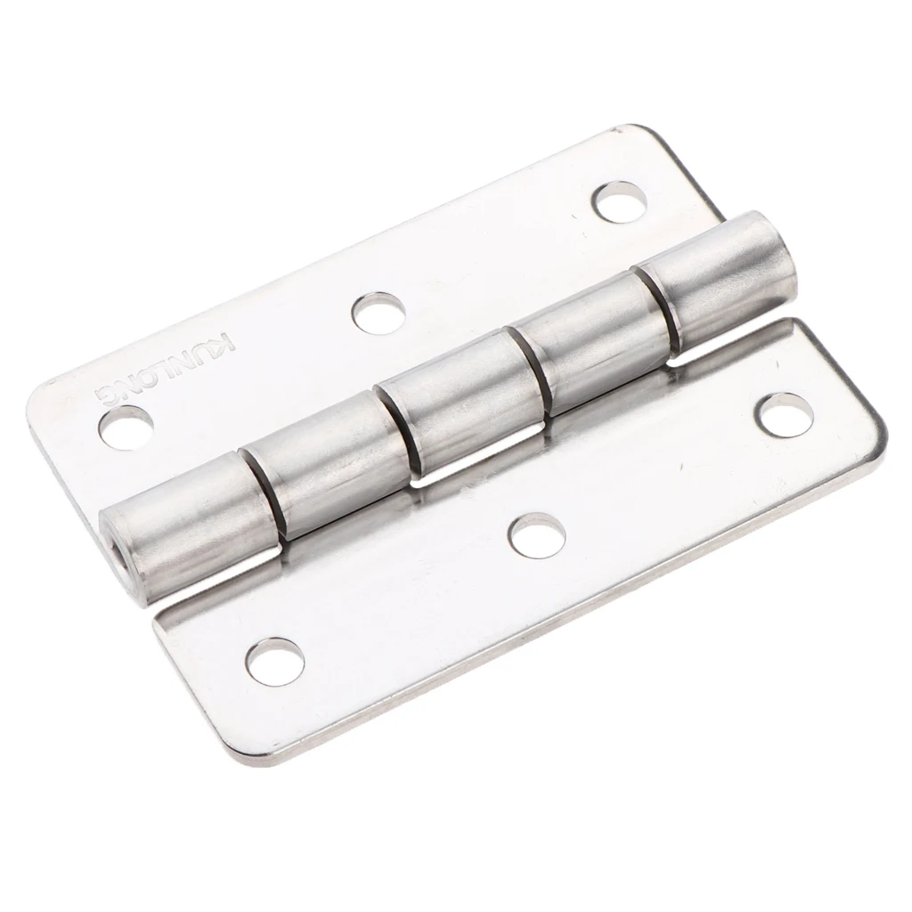 90x60mm Commercial Grade Ball Bearing Door Hinge Full Mortise Stainless Steel, Marine Hinges Boat Cabinet Hatch Hardware