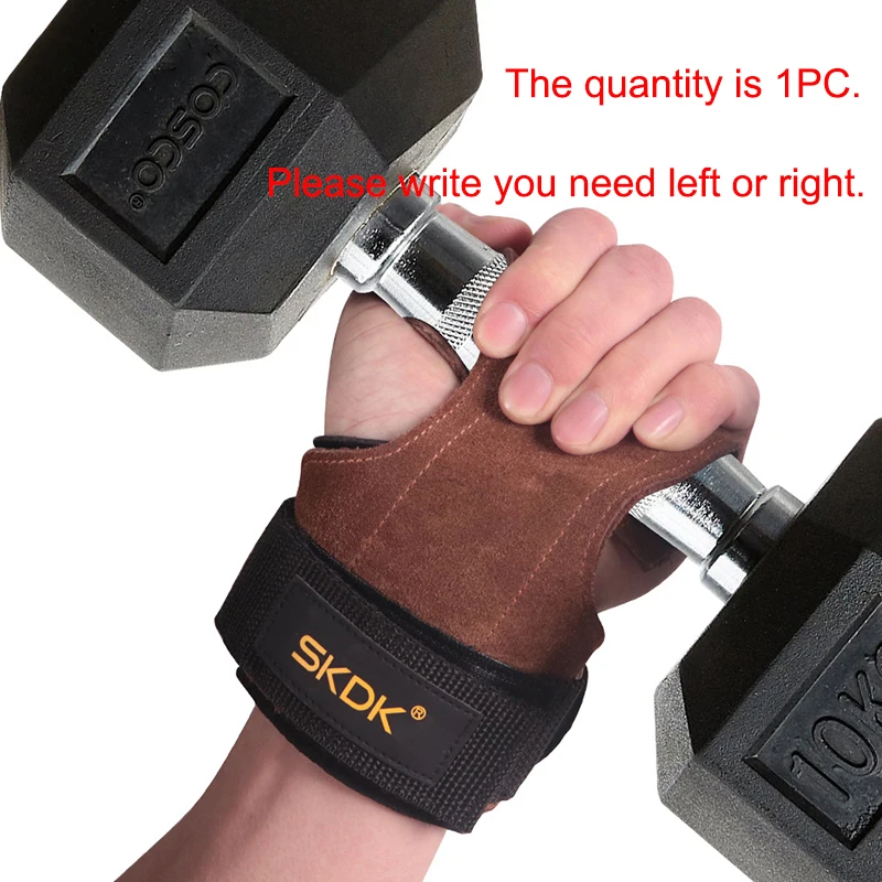 1 шт. Кожаные Защитные Перчатки для фитнеса, Нескользящие защитные перчатки из воловьей кожи, спортивные перчатки для тяжелой атлетики