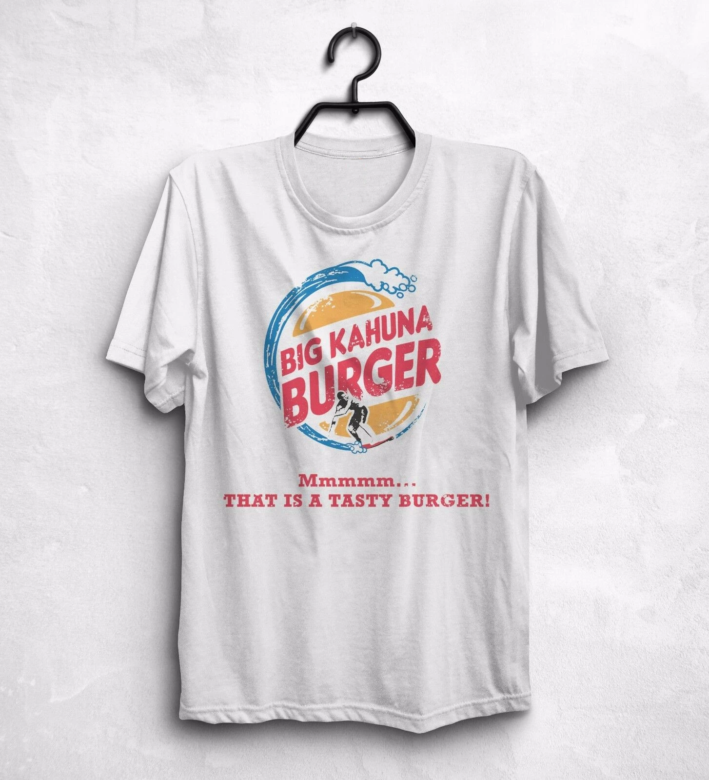 Большая футболка Kahuna Burger из целлюлозы Квентин Тарантино KFC McDonalds | Мужская одежда