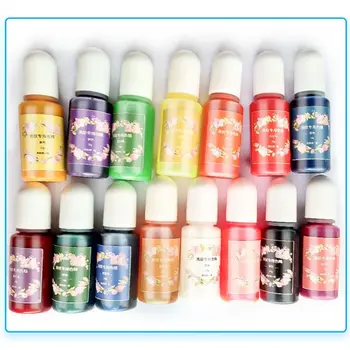 

10 Pcs/set Handmade Epoxy Pigment Jewelry Making Accessories Oily Dye DIY Crafts Tasteless Coloring Agent