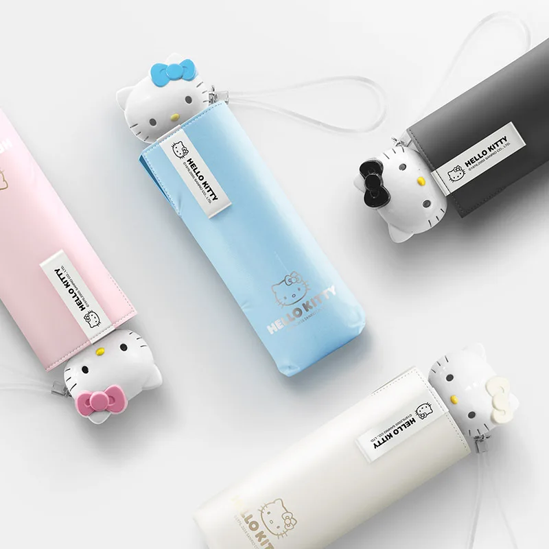 Зонт Hellokitty милый студенческий мини 50% скидка виниловый карманный зонтик Suntan зонтики для девочек