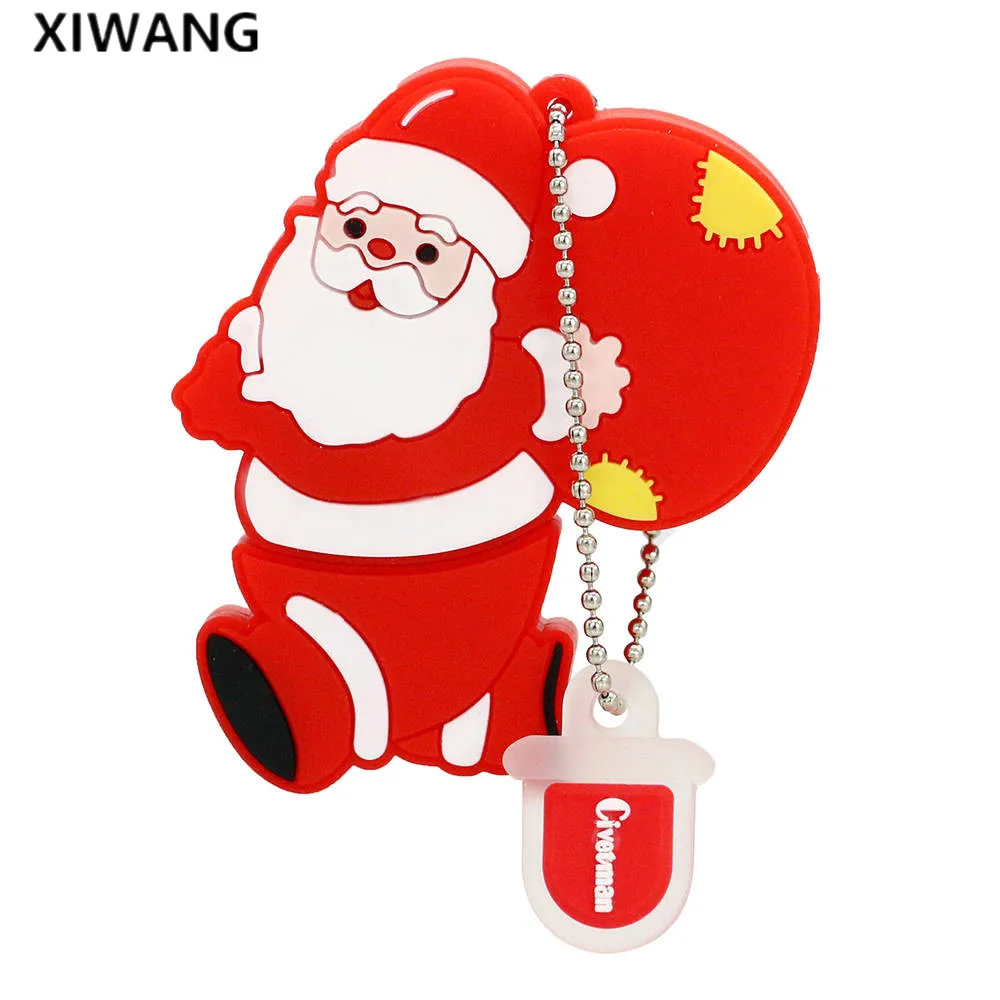 XIWANG USB Flash Drive 128GB Pendrive cartoon snowman Christmas tree gifts 64GB 32GB 16GB 8GB 4GB Elk Deer Santa Claus Pen drive XIWANG USB Flash Drive 128GB Pendrive cartoon snowman Christmas tree gifts 64GB 32GB 16GB 8GB 4GB Elk Deer Santa Claus Pen drive
